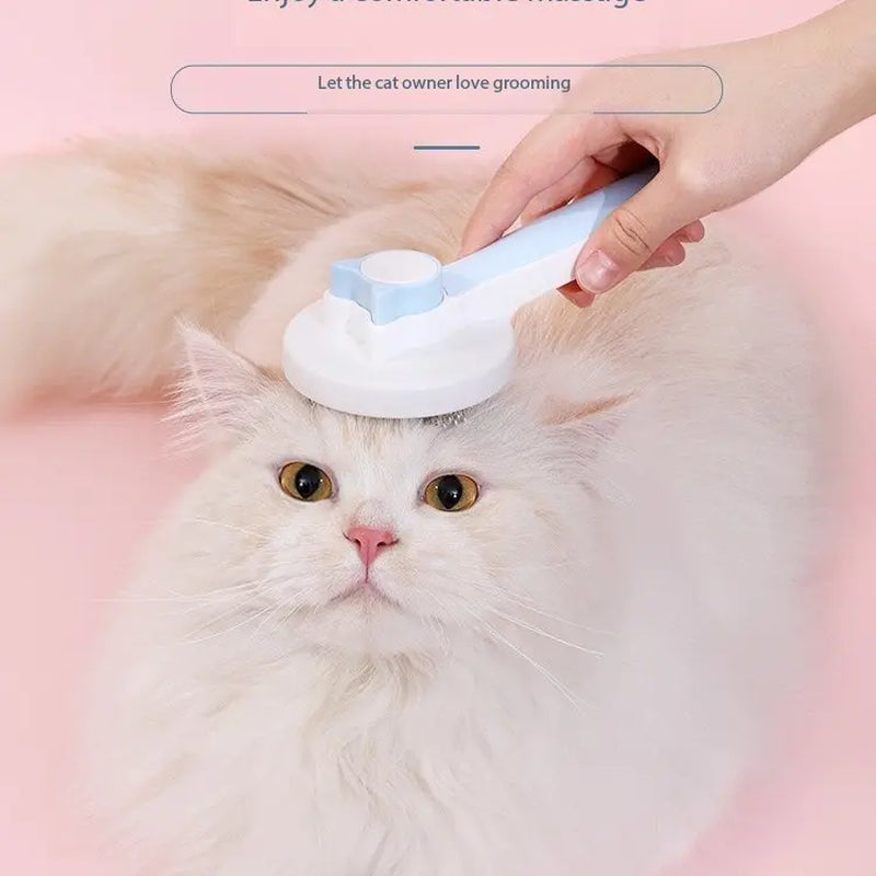 2025 NEW YEAR DEAL Pet Grooming Brush, Self-Cleaning , De-Shedding, Hair Removal, Pet Beauty Brush.